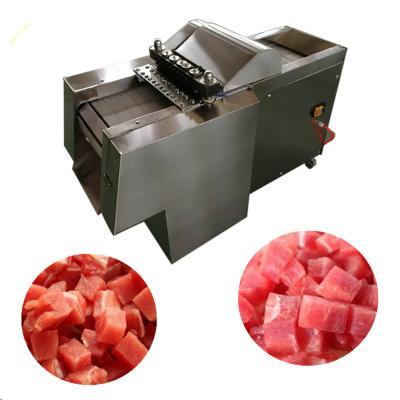 China Small Weight Hotels Pork Ribs Guillotine Meat Block Dicing Machine for sale