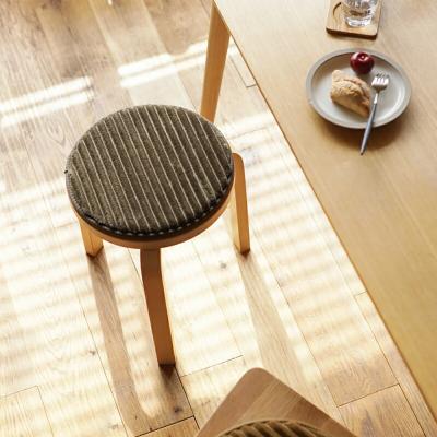 China Wholesale Therapy Round Shape Non Slip Washable Microfiber Flannel Cushion For Office Dining Chair Seat for sale