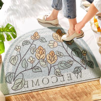 China Washable PVC Floor Mat Waterproof Floor Mat Roll Design Custom Door Mat for sale