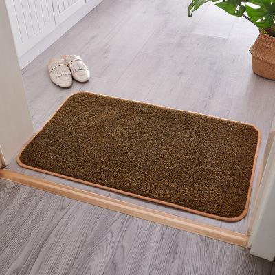 China Non-slip high quality woven polypropylene fibers and anti-slip tape backed entrance cover mat for indoor outdoor for sale