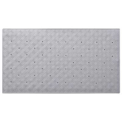 China Hotel Washable Anti-slip Bathroom Modern Design Carpet Rubber Shower Mat With Suction Cups for sale