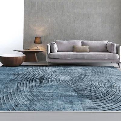 China Washable Nordic Design Printed Carpet Area Rug Velvet Floor Non-slip Crystal Mat For Living Room Bedroom for sale