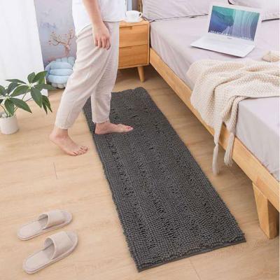 China Mat Quick Dry Washable Chenille Shower Water Shaggy Bath Cover For Bathroom for sale