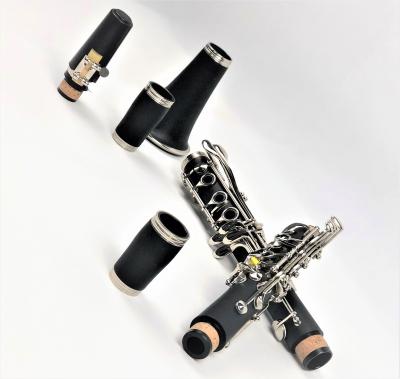 China Bb Key Competitive Price Bakelite Nickel Plated Fast Delivery Black Hard Rubber Clarinet for sale