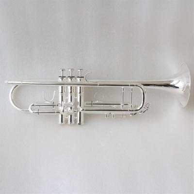 China trompeta profesional silver plated silver plated trumpet bach style trumpet for sale