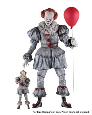 China It's Toy NECA Stephen King Cartoon Pennywise Toy Anime Figure 18inch Cosplay Character Action Toys Movie Joker Clown Dolls for sale