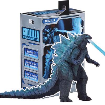 China Play 2 hands to do the king of the monsters version movie injection nuclear energy 2019 dinosaurs moving the NECA model doll for sale