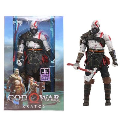 China MODEL TOY God deluxe edition kratos action number of war 4 7 inch model toys NECA doll kratos ye/head/flame movable knife version for sale