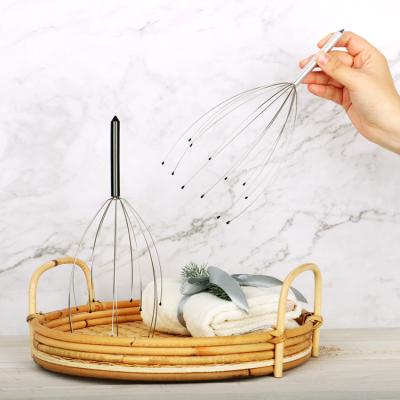 China Handy Plastic Hair And Scalp Stainless Steel Octopus Scalp Massager Head Devices for sale