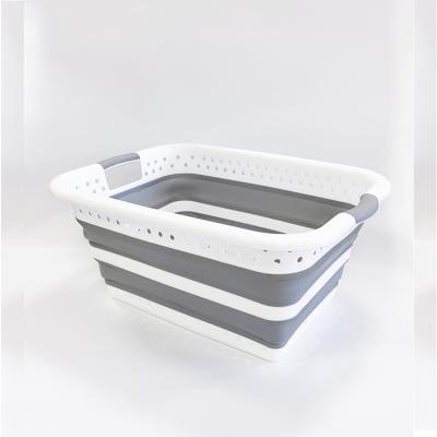 China Modern Folding K Bathroom and B Camping Household Collapsible Basins Laundry Basket for sale