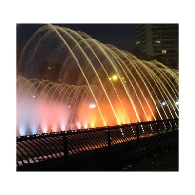 China One Stop Solution And Service Fountains Artificial Outdoor Waterfalls With LED Color Lights Jumping Jet Water Fountain for sale