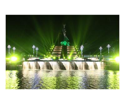 China Customization and One Stop Service Outdoor Water Show Dance Music Fountain Lighted Large Stage Fountain Show for sale