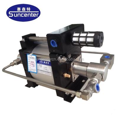 China Pneumatic Water Pump Suncenter 10 Bar-6000 Bar Pressure Range Water Booster Pump for sale