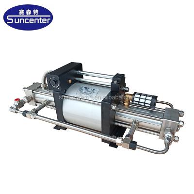 China Safe High Efficiency 320 Bar Pneumatic High Pressure Hydrogen Gas Booster Pump for sale