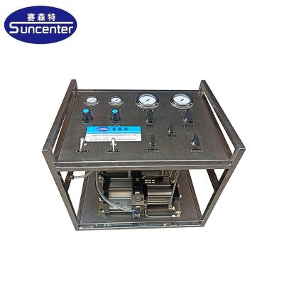 China High Efficiency High Recommend Cabinet Type Pneumatic Portable Gas Booster Filling System Strong For Station for sale