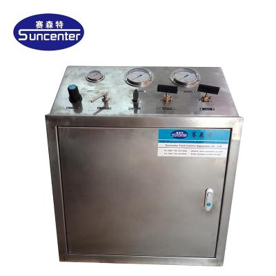 China Equipment Manufacturers Desig Attractive High Flow Rate Cabinet Type Air Powered Metal Gas Booster System With Gauges Valves for sale