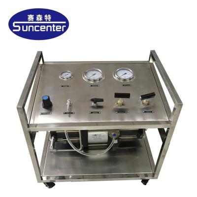 China User Friendly 10000 PSI Pneumatic High Pressure Hydraulic Test Bench For Hose Pipe DLS-DGG100 for sale