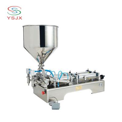 China Food manual beaked sauce soft drink tomato sauce filling machine simple benchtop stick filling machine for sale