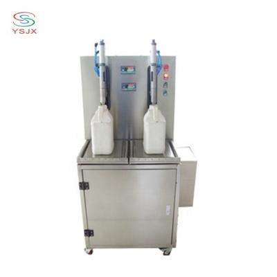 China Semi Automatic 5 Gallon Beverage Bucket Filling Equipment / Pail Filling Machine for sale