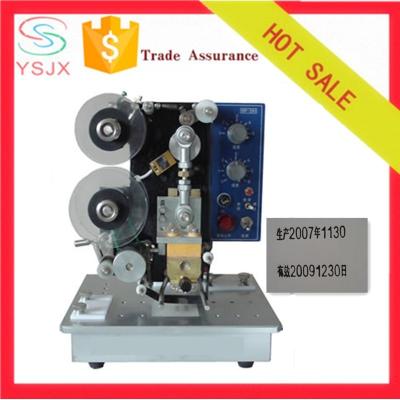 China Bill Printer Production Electric Date Ribbon Polythene Bag Date Printing Machine for sale