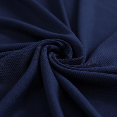 China Professional Manufacturer Breathable 200Gsm Stretch Rib Rayon Fabric Clipping At Knitted Will For Bedding Dress for sale