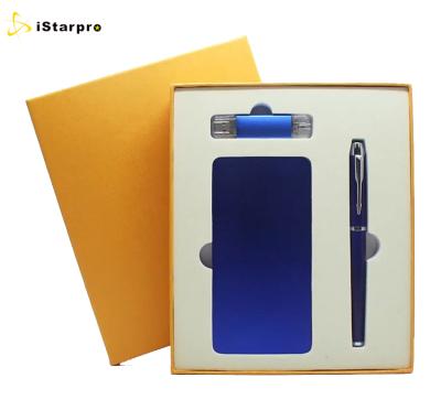 China Agriculture Custom Logo Promotional Gift Box Instant Gift Set For OTG Power Bank And Driver Pen for sale