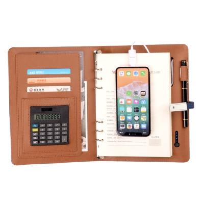 China Diary Notebook Power Bank With Flash Driver And Calculator for sale