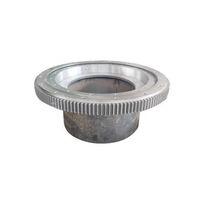 China Used For Crane Engineering Vehicles Mechanical Equipment Large Gear Quenched Slewing Ring Automatic Oiling Lubrication Slewing Ring Bearing for sale