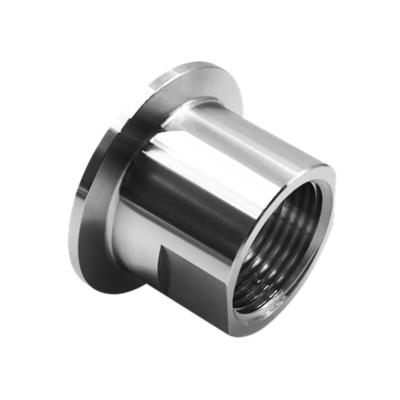 China All Kinds Of Vacuum Pump Connecting Accessories Good Price Kf Vacuum Female Adapter Connector Customized 304 Stainless Steel Vacuum Quick Install Inner Tooth Connector for sale