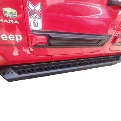 China Brief & Various Factory Single Color Use Pickup Truck Steel Side Cars Side Step Bar Widely for sale