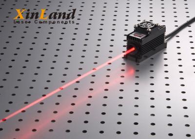 China laser vermelho ajustável de 638nm 6000mw DPSS com fonte de alimentação da modulação de TTL à venda