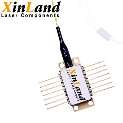 China koppelde de Diepe UVvezel van 405nm 50um/105um Coaxiale 14 Speld van de Laserdiode hhl-01 Pakket Te koop