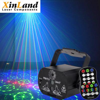 China El sonido del disco de DJ activó el proyector de la luz laser RGB LED con teledirigido en venta