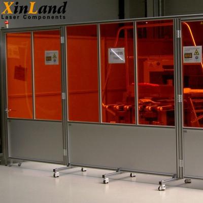 China Orange PMMA Laser-Schutz-Blatt Proections-Wellenlänge 190-540nm und 800-1100nm zu verkaufen