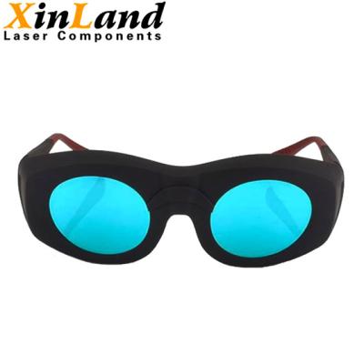 China Linsen-Lasersicherheits-Schutzbrillen 808nm 1064nm 2.0mm blaue für IPL-Licht-Maschine Operater Laserlicht-Gläser zu verkaufen