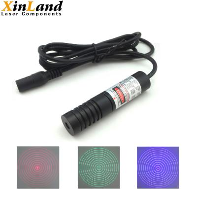 China Tien Concentrisch Cirkelsdoe Lasermodule RGB Plaatsbepalings Ononderbroken Type Te koop