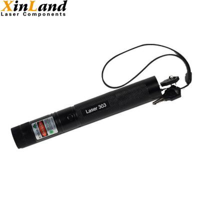 China Grün-Laser-Zeiger Pen Adjustable Safety Key der Strahln-Taschenlampen-532nm zu verkaufen