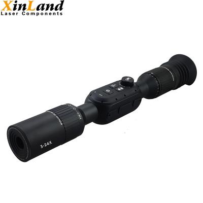 China dia/noite múltiplos de Riflescopes 4K da ampliação da visão noturna de 3-24X HD Digitas à venda