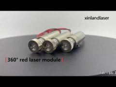 360° red laser module