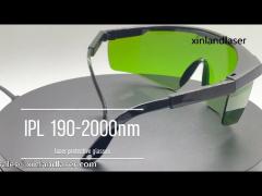 IPL 190-2000nm laser protective glasses