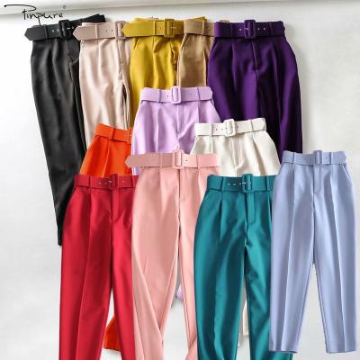 China Fashion viable belt fuzhoudaisiya straight-leg pants loose casual pants for sale