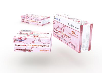 China Serum-Plasma AIDS der Fingerspitzen-40uL schnelle Test-Kassette zu verkaufen