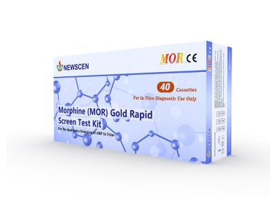 China 18 Monate der Haltbarkeitsdauer-100uL Urin-MOR Morphine Drug Rapid Test-Ausrüstungs- zu verkaufen