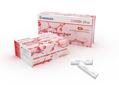 China TUV Cassette van de Huisuse 15min Coronavirus Ag de Snelle Test Te koop