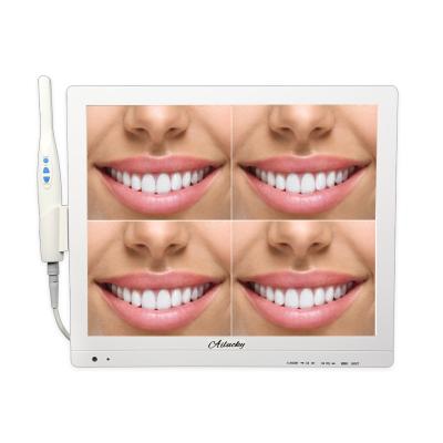 China Metal Dental Clinic Best Digital Intraoral Camera 6 LED Cable Light with 17 inch LCD monitor factorly low rating 18 month warranty for sale