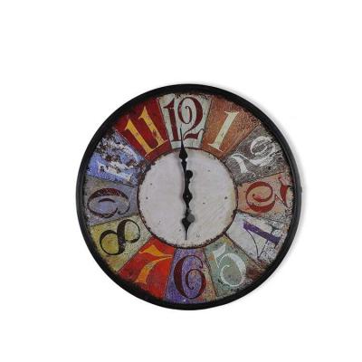 China Nordic High Quality Personalized Customization Style Metal Craft Personalized Luxury Metal Wall Clock Decor for sale