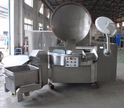 China Meat Processing Vacuum Meat Bowl Cutter 200L for sale