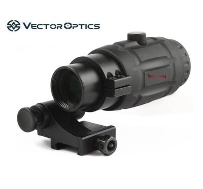 China High-durability Aluminum Alloy in Vector Optics High Quality Red Dot Aim Scopes 3x Magnifier Covered by Black Matte Body with Mount Ring for sale