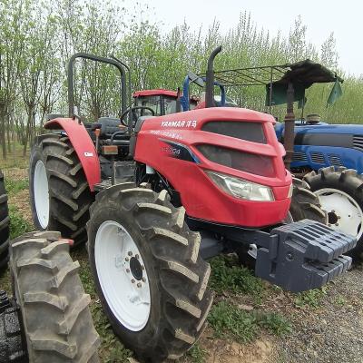 China Factory low tire wear second hand Yanmarr YT704 70HP tractor with high quality original air conditioner on hot sale for sale