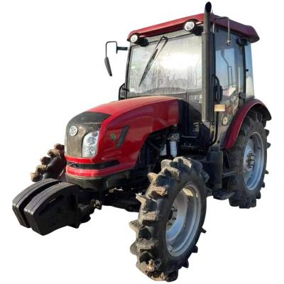 China Farms Red 804-9 80HP DF China Agricultural Machinery Cheap Farm Tractor For Sale Second Hand Tractor Used Tractors for sale